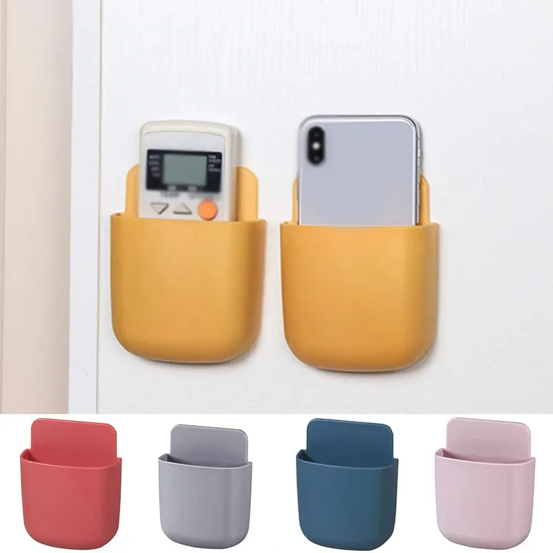 Pack of 2 - Wall Mounted Remote & Phone Holder (Random) - H01323