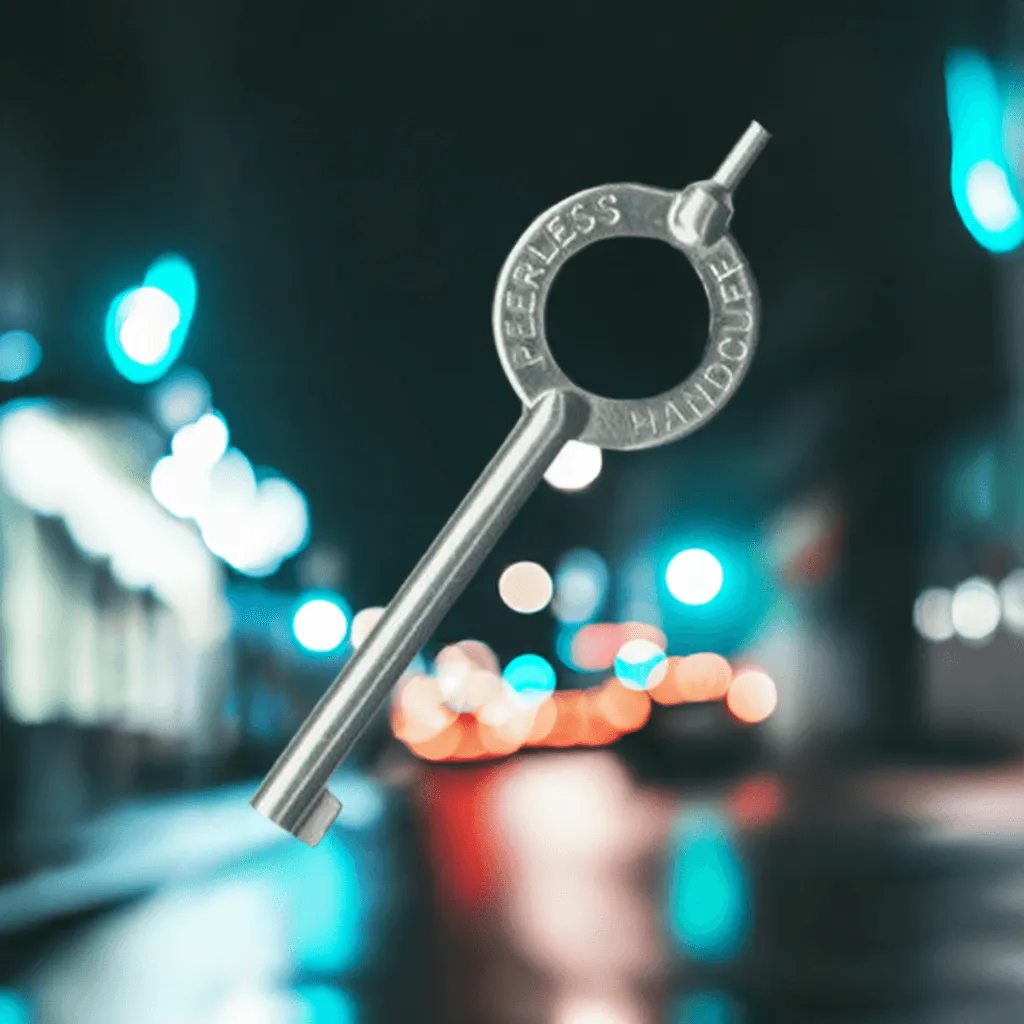 Peerless Handcuff Company Standard Handcuff Key