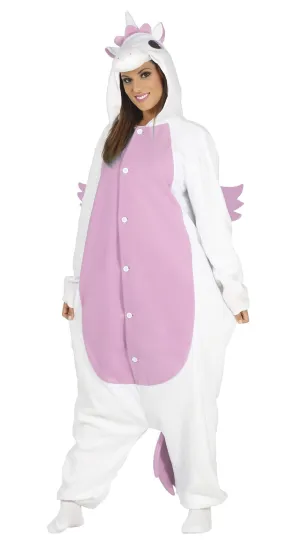 Pink Unicorn Adult Onesie