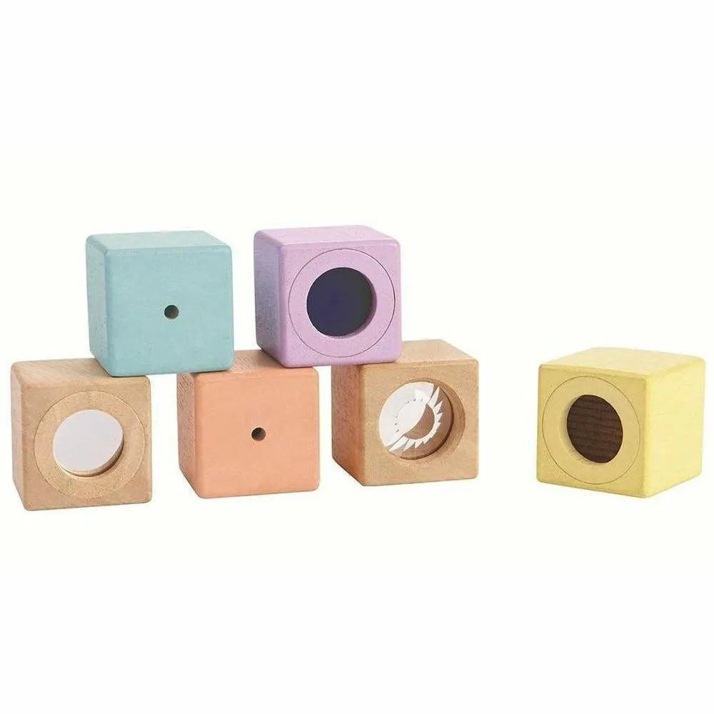 Plan Toys Sensory Blocks - Pastel