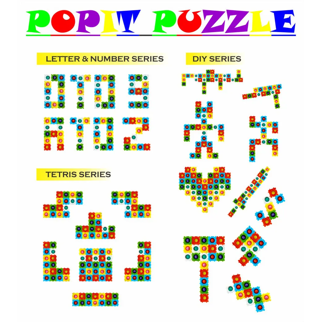 Popit Puzzle Game 30 Pcs - H02890