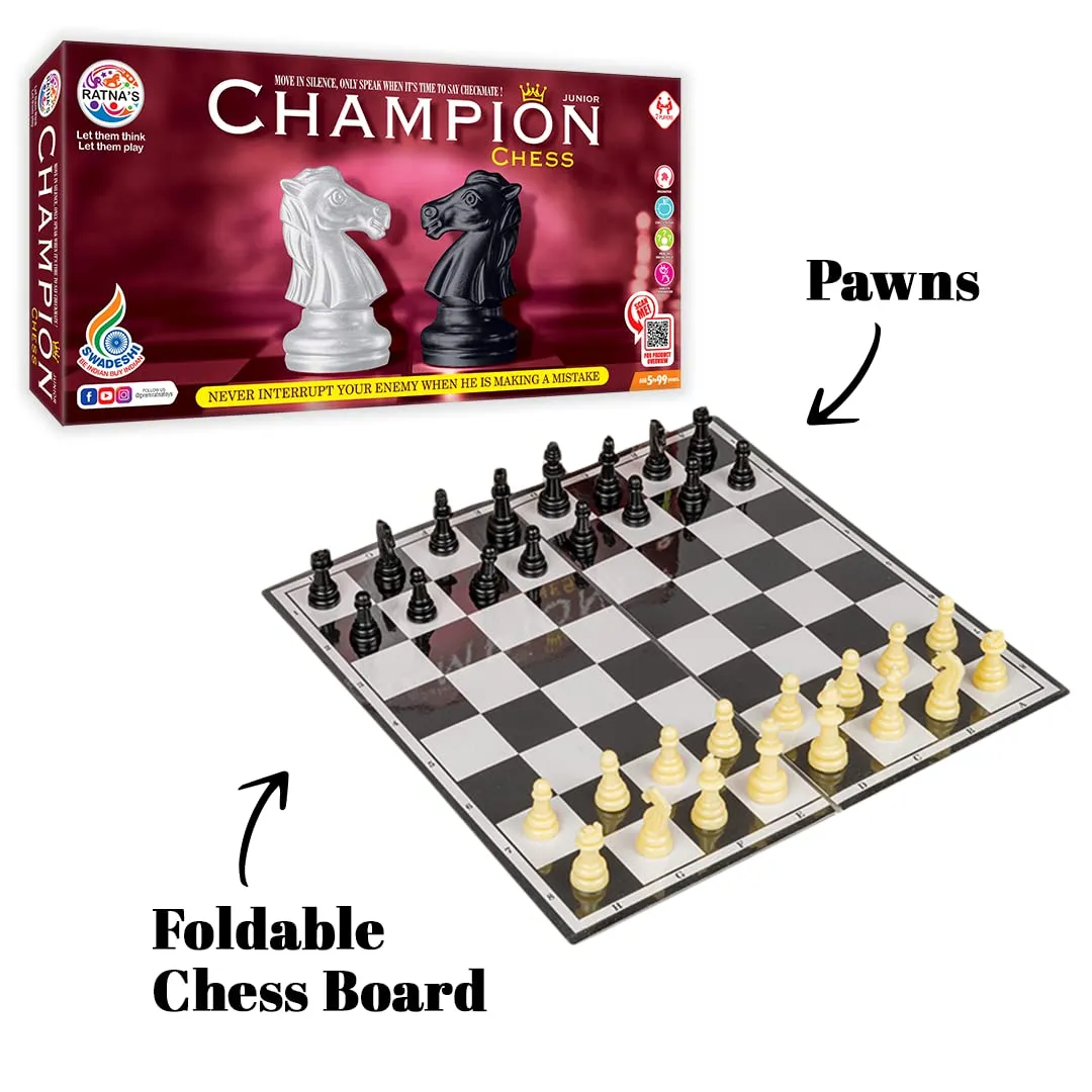 Ratna's Classic Strategy Game Champion Chess to Develop Strategy Building and Concentration (Small)