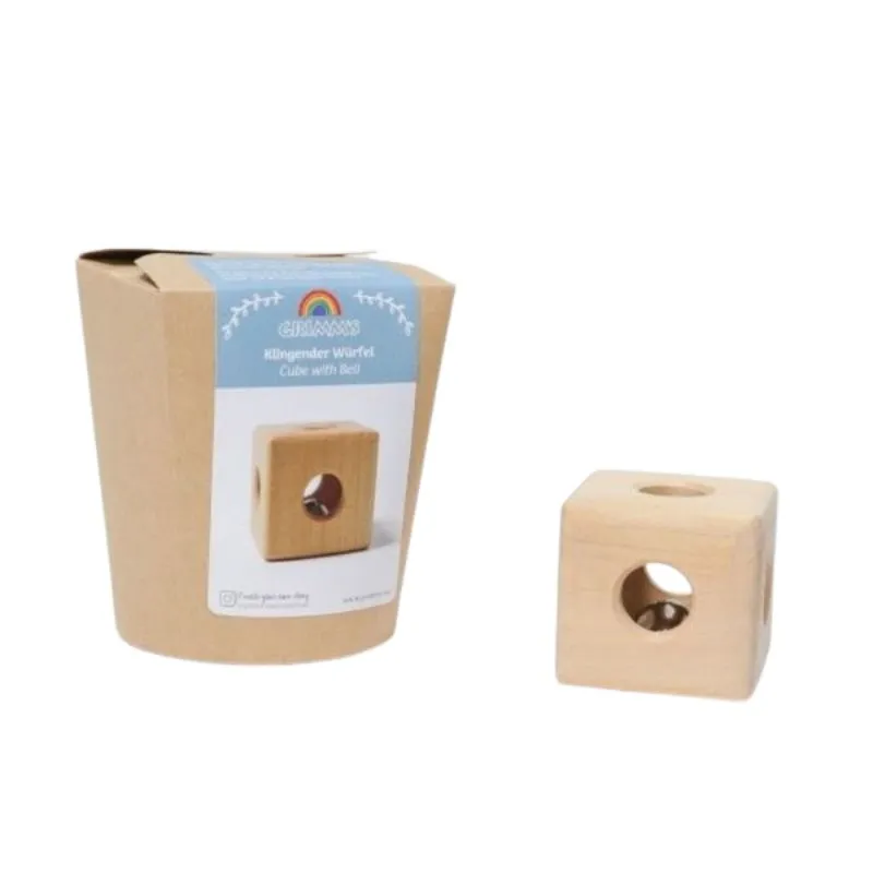 Rattle Cube with Bell
