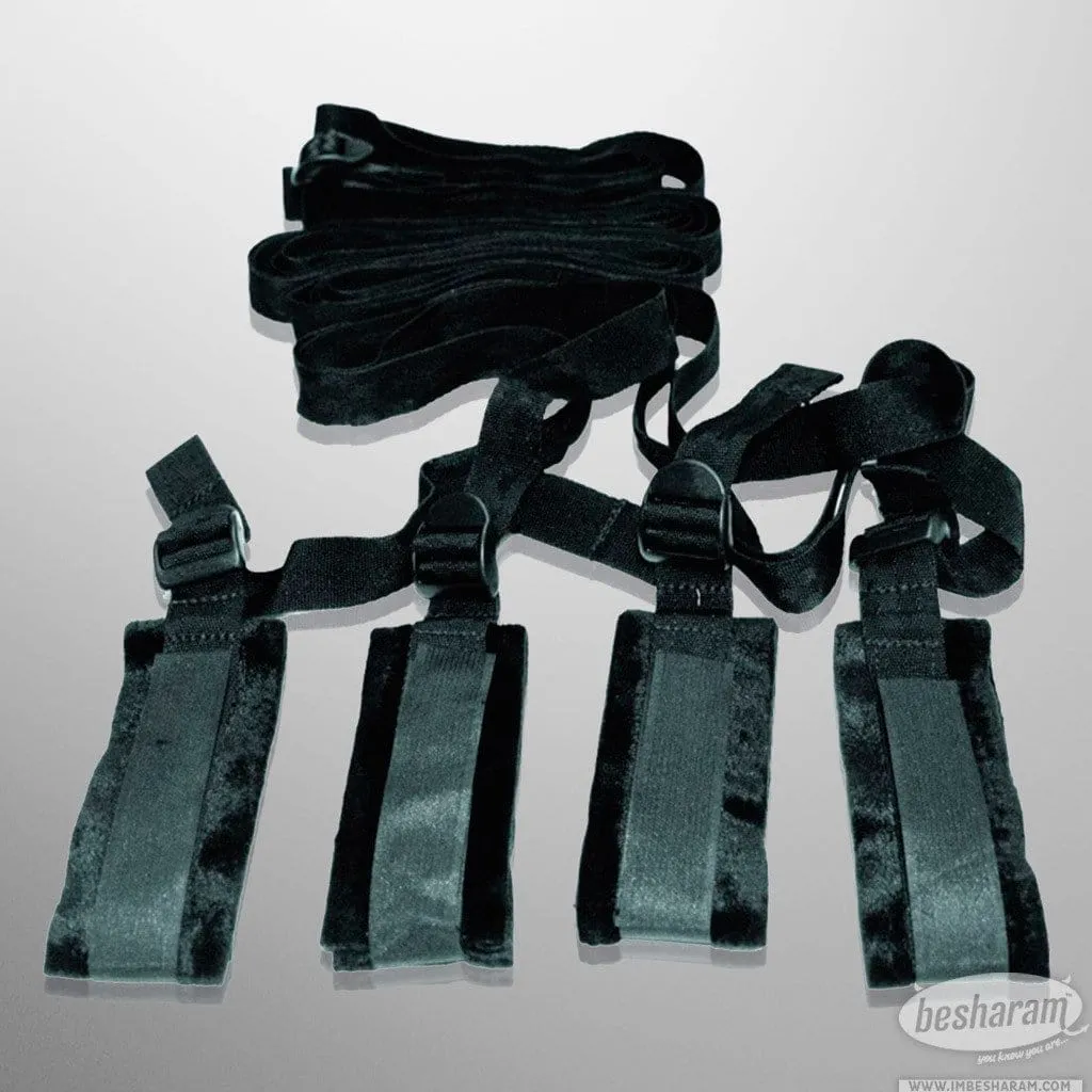 Sex & Mischief Bed Bondage Restraint Kit