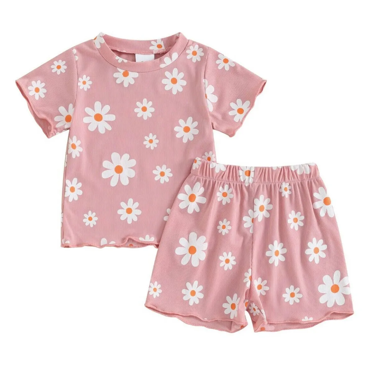 Short Sleeve Daisy Baby Set