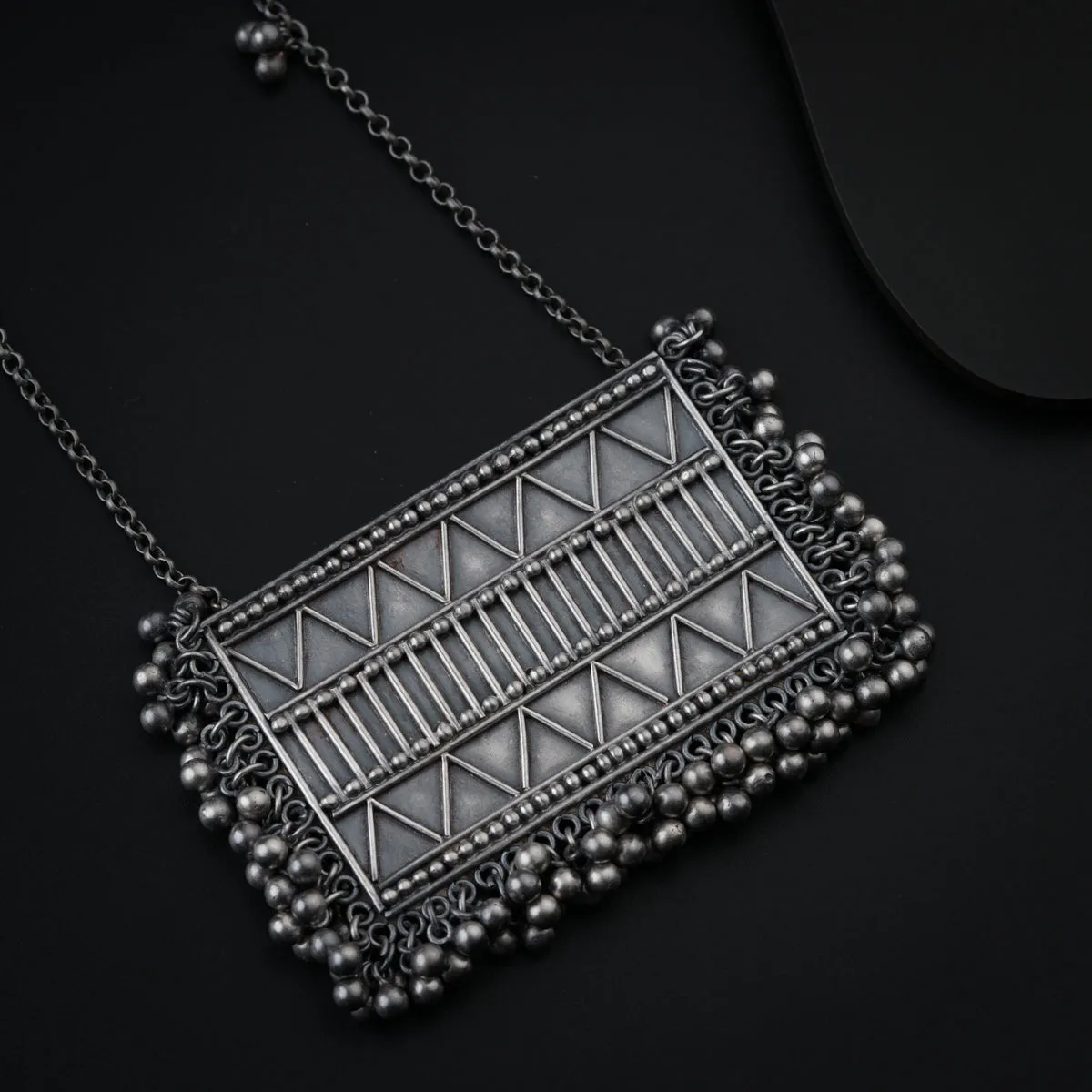 Silver Ghungroo Nakshi Set Big