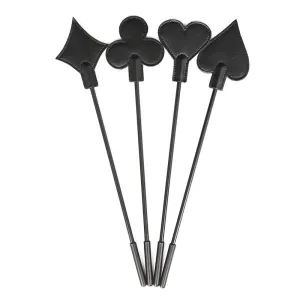 'Strip Poker' Faux Leather Halloween Accessory Spanking Crop