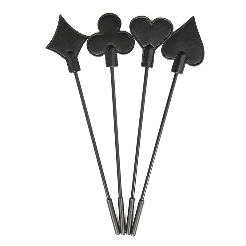 'Strip Poker' Faux Leather Halloween Accessory Spanking Crop