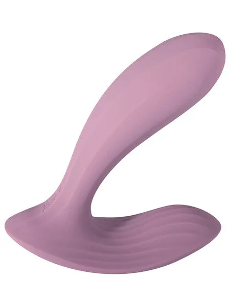Svakom Erica Romantic App Controlled Rechargeable Wearable Vibrator Rose