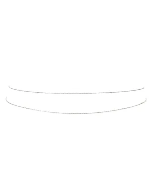 Take Me to the Bungalows Belly Chain- Silver